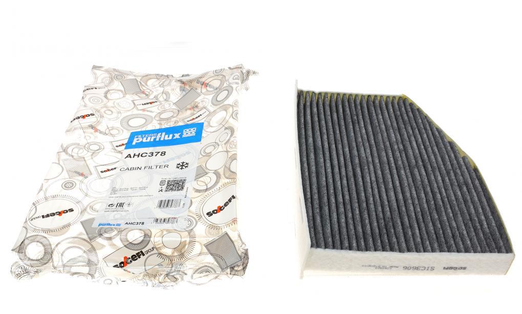 Фільтр салону VW Caddy 1.9TDI 03- (вугільний) PURFLUX AHC378 UA62, фото 1
