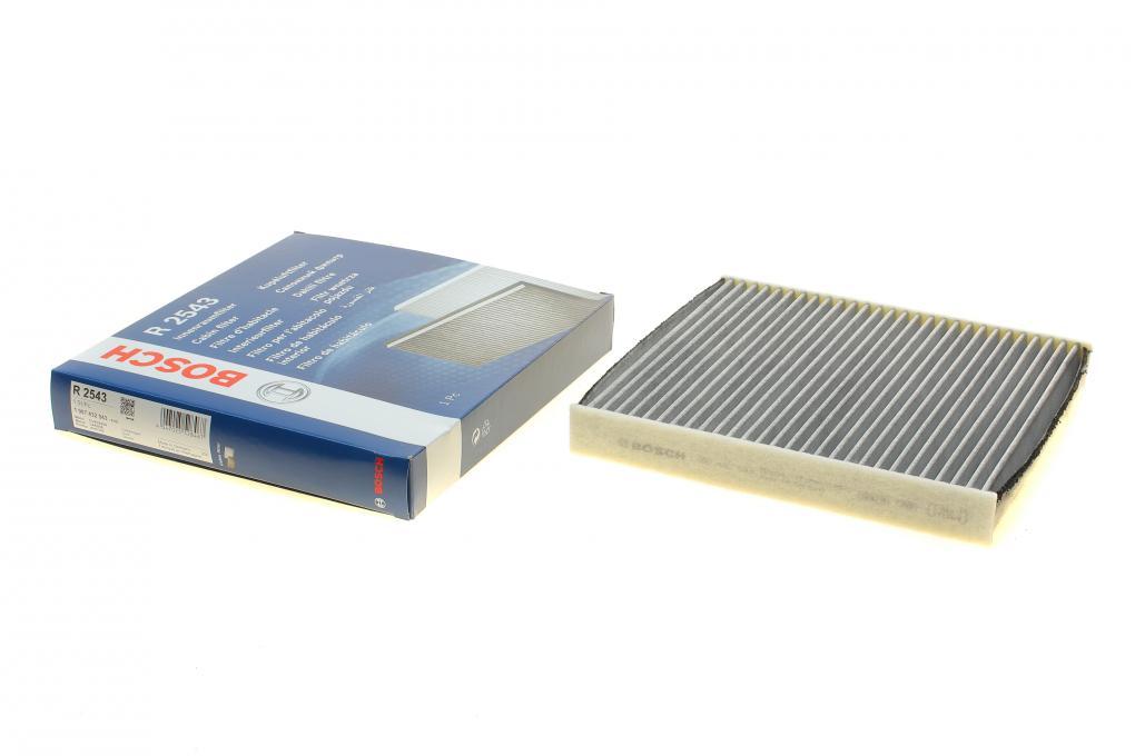 Фільтр салону VW Golf 1.2-1.4TSI/1.6-2.0TDI 12- (вугільний) BOSCH 1 987 432 543 UA62, фото 1