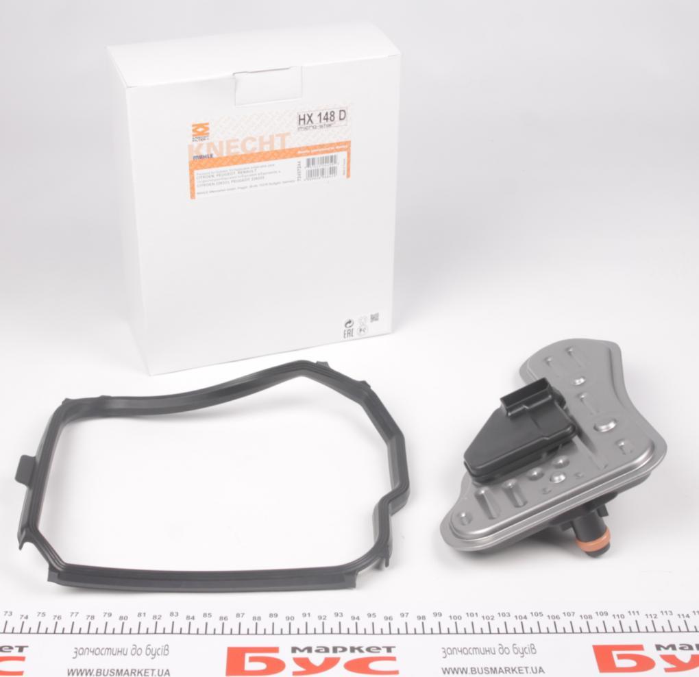 Фільтр АКПП Peugeot 206/207/307/405/406/806/807/ Citroen C2/C3/C4/C5/C8 00 (з прокладкою) KNECHT HX 148D UA62