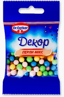 Декор жемчужины круглые микс 4 мм Dr Oetker 10г