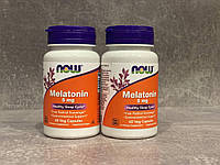 NOW Foods, Melatonin, Мелатонин 5mg 5мг, 60 капсул