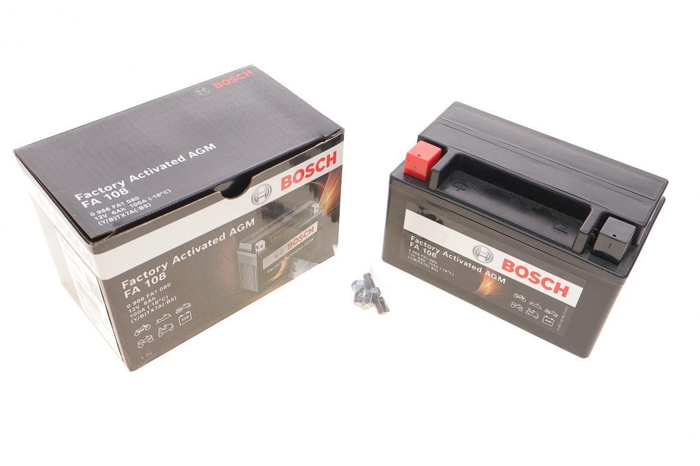 Акумуляторна батарея 6Ah/100A (150x87x93/+L/B0) (AGM) Factory Activated AGM BOSCH 0 986 FA1 080 UA62