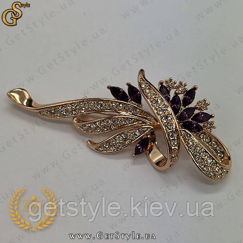 Позолочена брошка Brooch Ribbon сертифікат