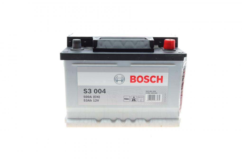 Акумуляторна батарея 53Ah/500A (242x175x175/+R/B13) BOSCH 0 092 S30 041 UA62