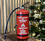 Червоний вогнегасник бар, коли в душі пожежа, подарунок пожежнику, військовому, фото 6