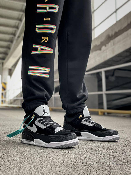 Nike Air Jordan 3 Retro Tinker Black Cement Gold