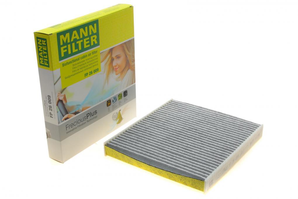 Фільтр салону VW Golf/Passat 14-/Crafter 16-/Skoda Octavia 12-/SuperB 15- (вугільний) (антиалер FP 26 009 UA62, фото 1