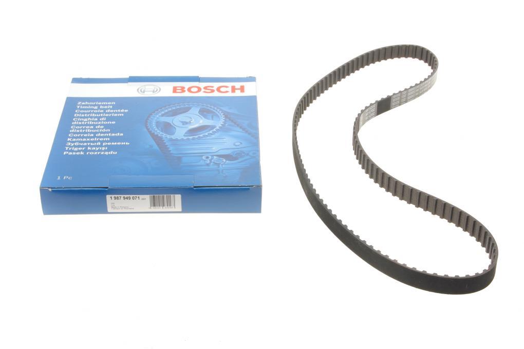 Ремінь ГРМ VW Golf III/VW Passat/Audi 80/100/A6 2.0 90-03 (124x18) BOSCH 1 987 949 071 UA61, фото 1
