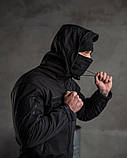 Тактичний костюм SoftShell Police black ВТ7623, фото 10