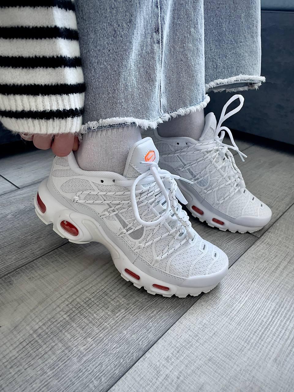 Nike Air Max Plus Utility White Safety Orange ID