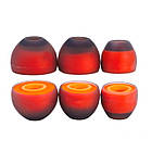 ⇒ Амбушюри мандаринки, силікон + піна для навушників KZ TRN TFZ KBEAR FiiO BGVP Sony, фото 2