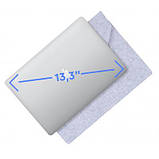 Чохол до ноутбука AirOn 13,3" Premium Grey (4822356710620), фото 3