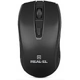 Мишка REAL-EL RM-308 Wireless Black, фото 7