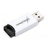 USB флеш накопичувач eXceleram 64GB H2 Series White/Black USB 2.0 (EXU2H2W64), фото 2