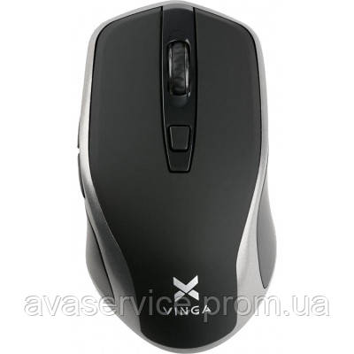 Мишка Vinga MSW-909 Silent black-grey