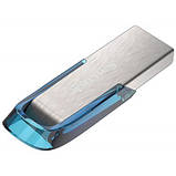 USB флеш накопичувач SanDisk 64GB Ultra Flair Blue USB 3.0 (SDCZ73-064G-G46B), фото 5