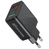 Зарядний пристрій Grand-X Fast Charge 3-в-1 Quick Charge 3.0, FCP, AFC, 18W CH-650 (CH-650), фото 3