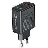 Зарядний пристрій Grand-X Fast Charge 3-в-1 Quick Charge 3.0, FCP, AFC, 18W CH-650 (CH-650), фото 4