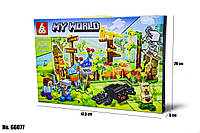 Конструктор My World 66077 Лесная база 345 деталей