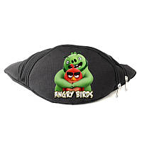 Сумка Бананка Энгри Бердс на пояс Cappuccino Toys Angry Birds Red/Pig черная