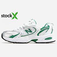 0937 New Balance 530 White/Green