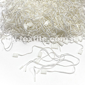 Пломби (замочки), ярликотримачі мотузкові 1000 шт Білий