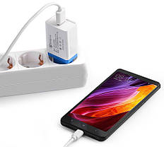 Мережевий зарядний пристрій (адаптер, заряджання) UKC 5216 Fast Charge QC 3.0 AR 60 (4311), фото 4