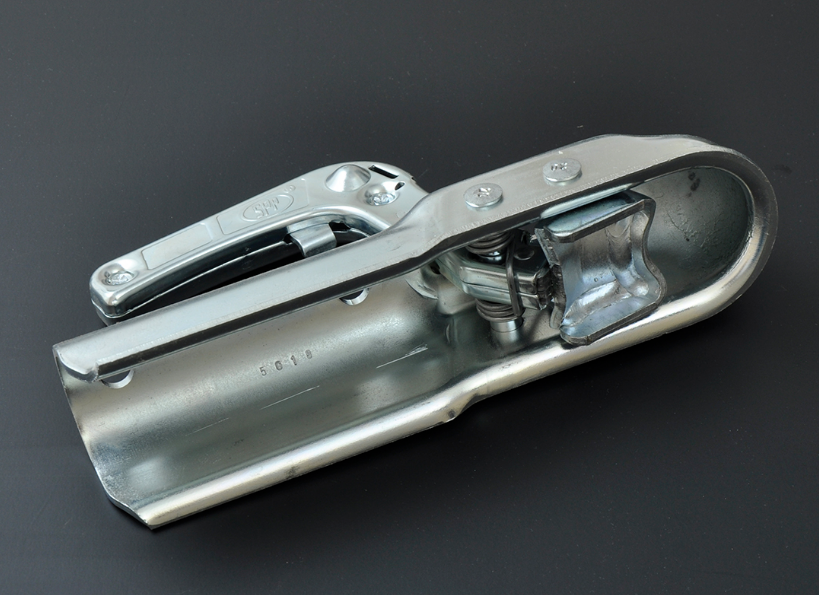 Замок причепа 1300 кг на круглу трубу 60 мм SPP (Польща), фото 1