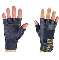 Перчатки для тяжелой атлетики Атлет MA-0039 L Черный (07240002)