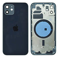 Корпус iPhone 12 (з кнопками та SIM-лотком) Black H/C (Ver. US E-sim)