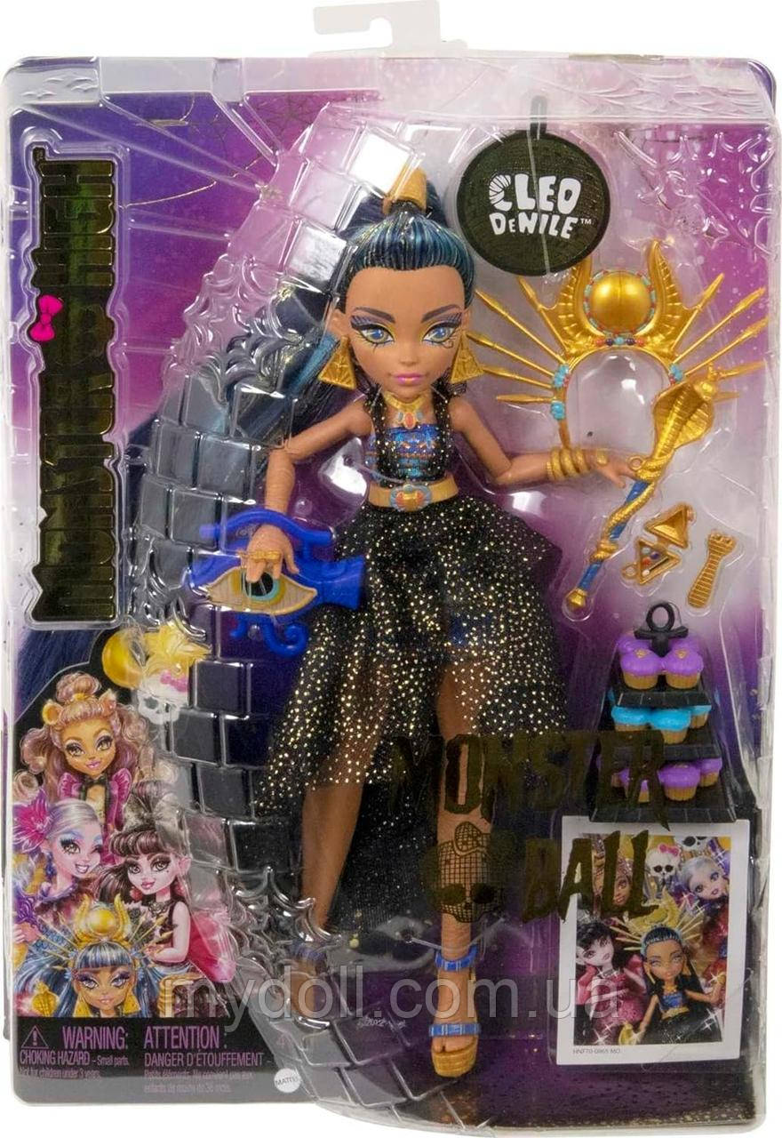 Лялька Монстер Хай Клео де Ніл Monster High Cleo De Nile G3 Monster Ball Бал Монстрів HNF70 Mattel Оригінал
