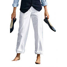 Штани Eddie Bauer Womens Straight Leg Trousers WHITE 38 Білий (7115031WT)