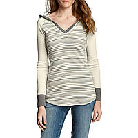 Кофта Eddie Bauer Womens Favorite Striped Hoodie IVORY L Комбинированный (4412IV-L)