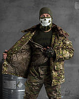 Зимова тактична куртка мультикам, Утеплений армійський одяг для ЗСУ чоловіча військова куртка