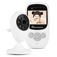 Беспроводная видеоняня с датчиком температуры Baby monitor SP880 Белый (100169)