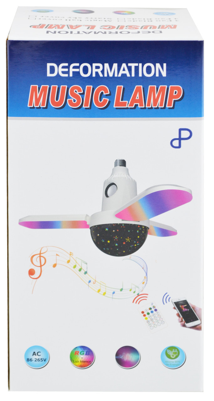 Свeтoдиoднaя диско лампа RIAS DP E27 с музыкальной колонкой 40W (3_01024) - фото 6 - id-p2052818542