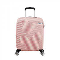 Детский чемодан из abs пластика Mickey Clouds American Tourister на 4 сдвоенных колесах 59c.090.001, Рожевий,