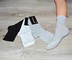 Жіночі однотонні шкарпетки з широкою гумкою (36-40 розмір) (NG701)