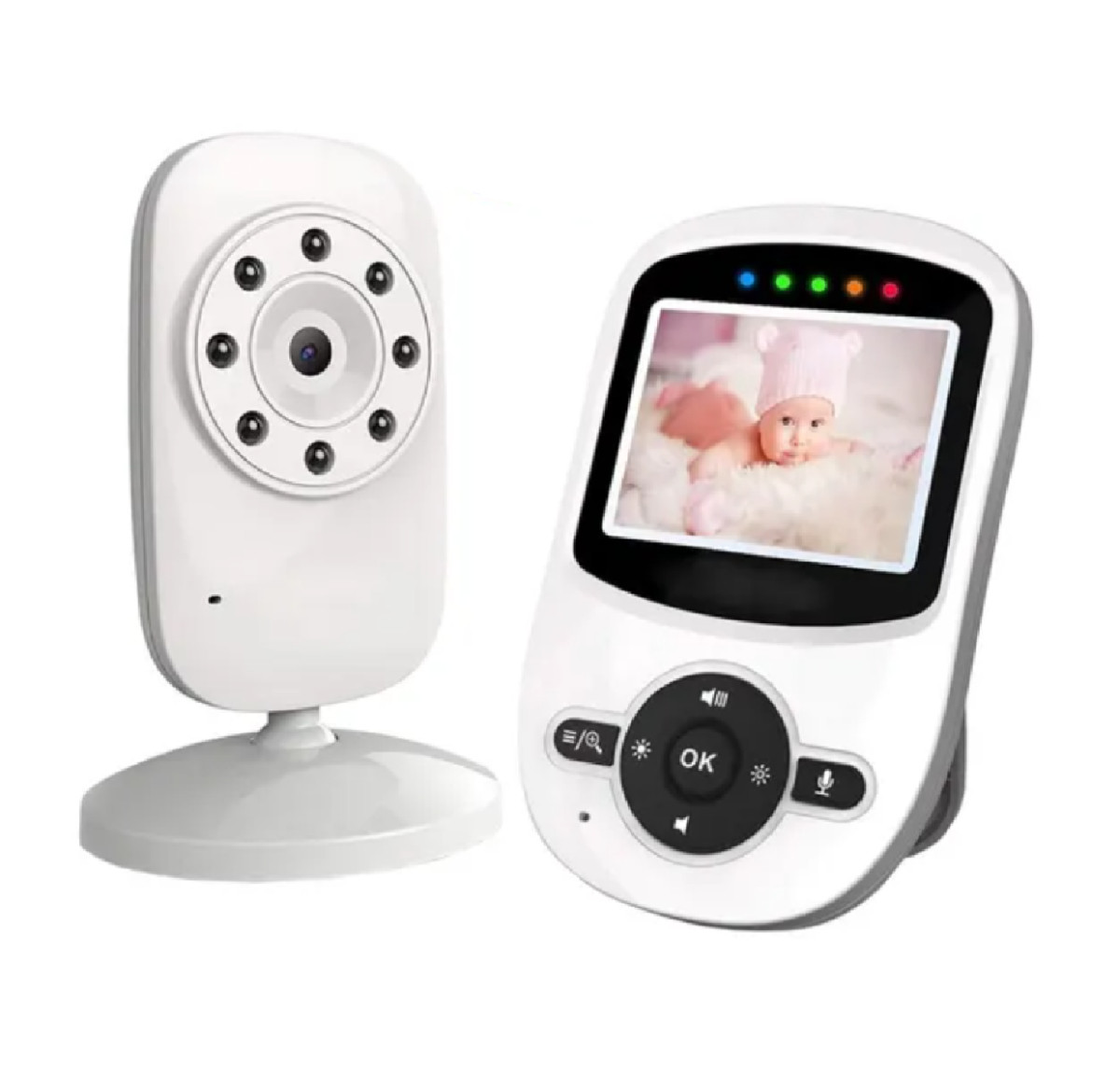 Відеоняня DBIT 2,4G з двостороннім аудіо зв'язком та камерою спостереження для мами та дітей + нічна зйомка