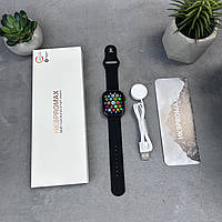 Cмарт часы Smart Watch HK9 Pro max Amoled 45mm с украинским языком и функцией звонка Черные