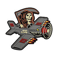 Нашивка 5.11 Tactical Grim Reaper Pilot Patch Grey єдиний