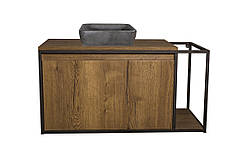 Тумба під умивальник Loft MA-25. Тумбочка лофт для ванної для мийки