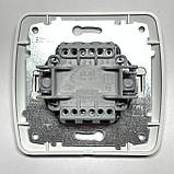 Вимикач EL-BI ZIRVE Fixline білий 1кл, фото 4