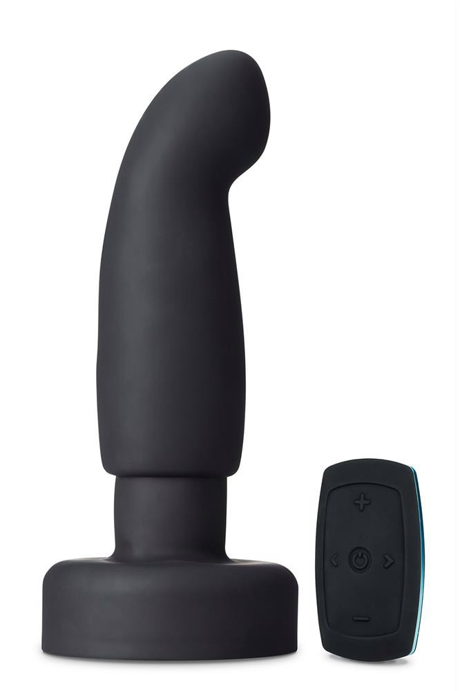 Анальний вібратор із пультом Blush Anal Adventures Platinum чорний