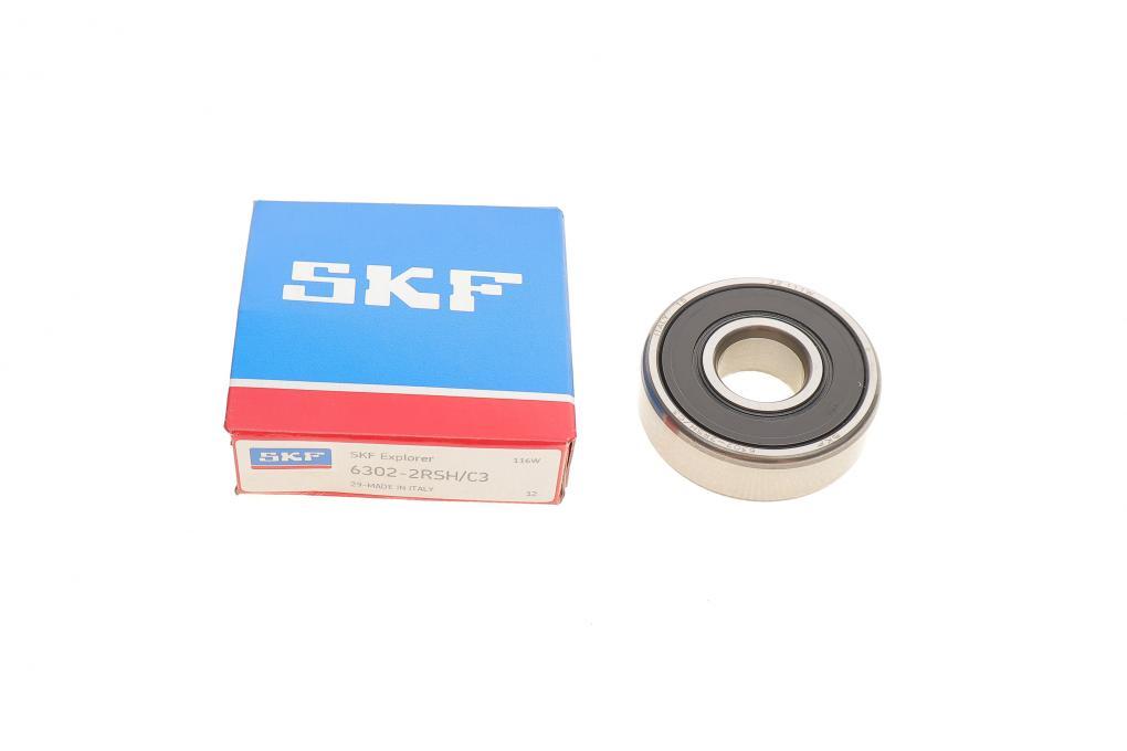Підшипник (15x42x13) SKF 6302-2RSH/C3 UA62