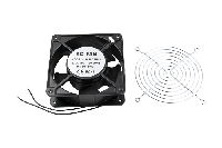 Вентилятор обдуву (кулер) для холодильника AC FAN, 120*120*38 мм, 220 В (з решіткою)