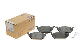 Колодки гальмівні (передні) Audi A1 10-18/A3/Seat/Skoda Fabia/Octavia/VW Golf 96-/Caddy/Polo 04- 181338 UA62