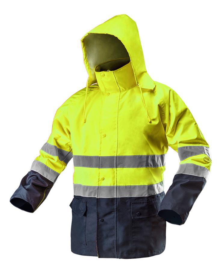 У Нас: Робоча куртка Neo Tools Oxford 300D підвищеної видимості розмір M Жовтий (81-720-M) -OK