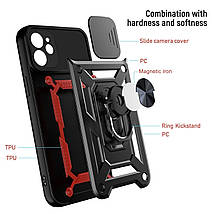 PC + TPU чохол Camshield armor для iPhone 11 (айфон 11) / чорний, фото 3