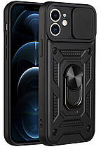 PC + TPU чохол Camshield armor для iPhone 11 (айфон 11) / чорний, фото 2